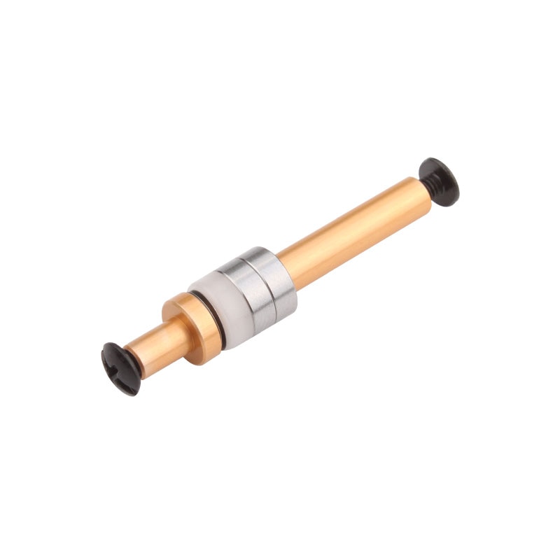 Kawa Fishing Reel Handle Shaft For Install Knob Accessory Include ( 2pcs Bearings) And Washers Fishing Reel Rocker Parts - light gold