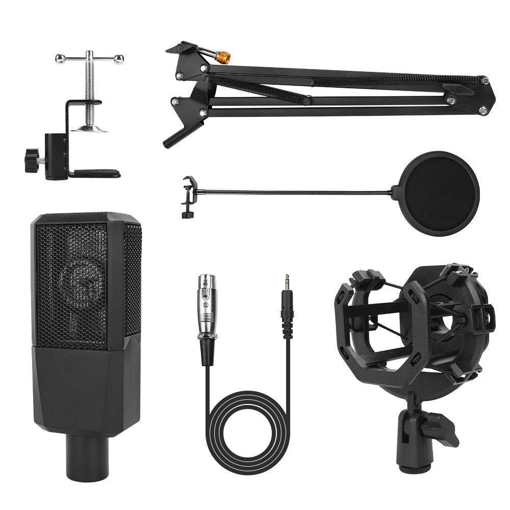 BM1000 Studio Karaoke Gaming Condenser Microphone Kit 3.5MM Professionnel Microfone For Computer Youtube Podcasting Streaming - France / 6