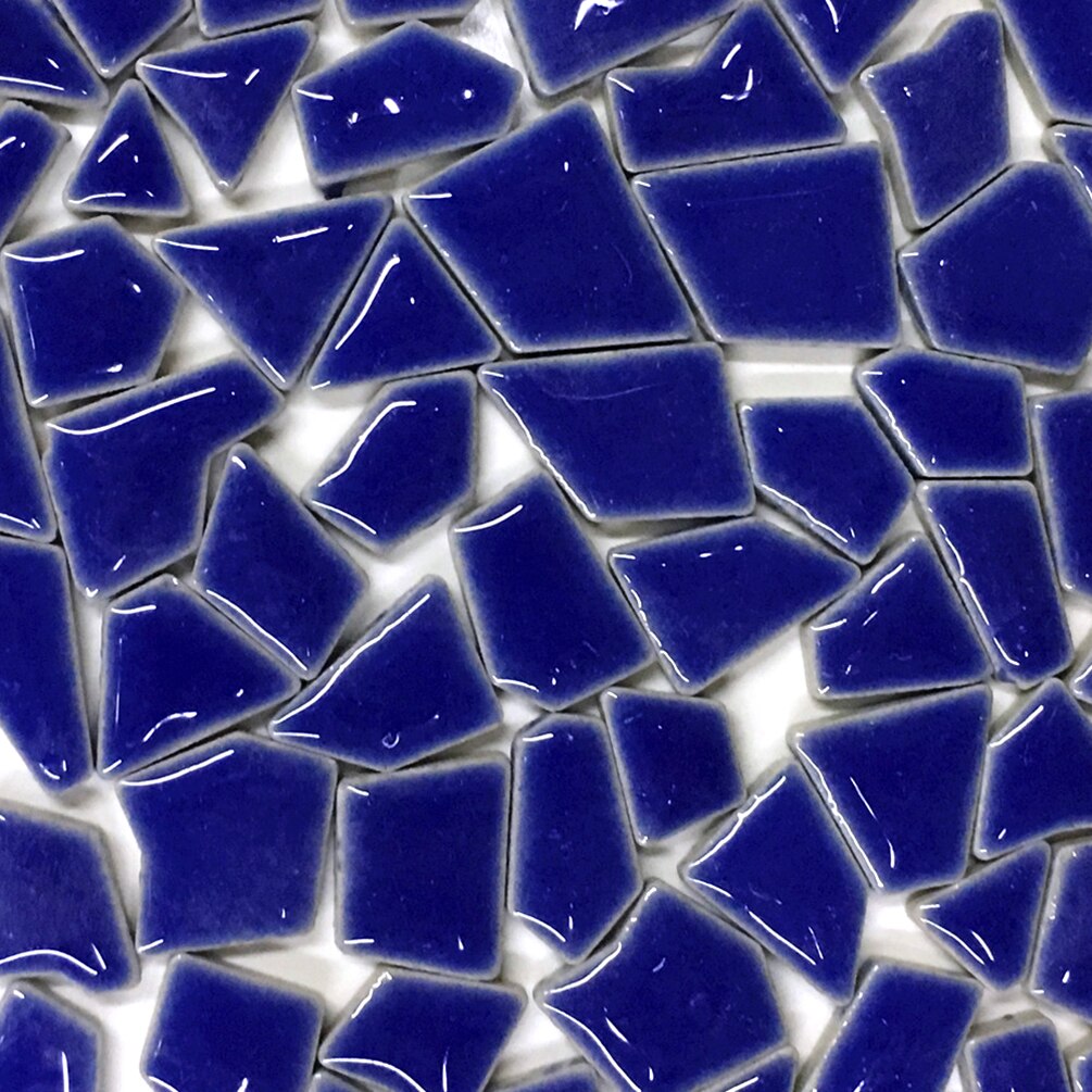 Ceramic Mosaic Tiles 100g Irregular Mosaic Making Materials DIY Hobby Wall Crafts Decorative Material Mosaic Pieces for Arts - 12