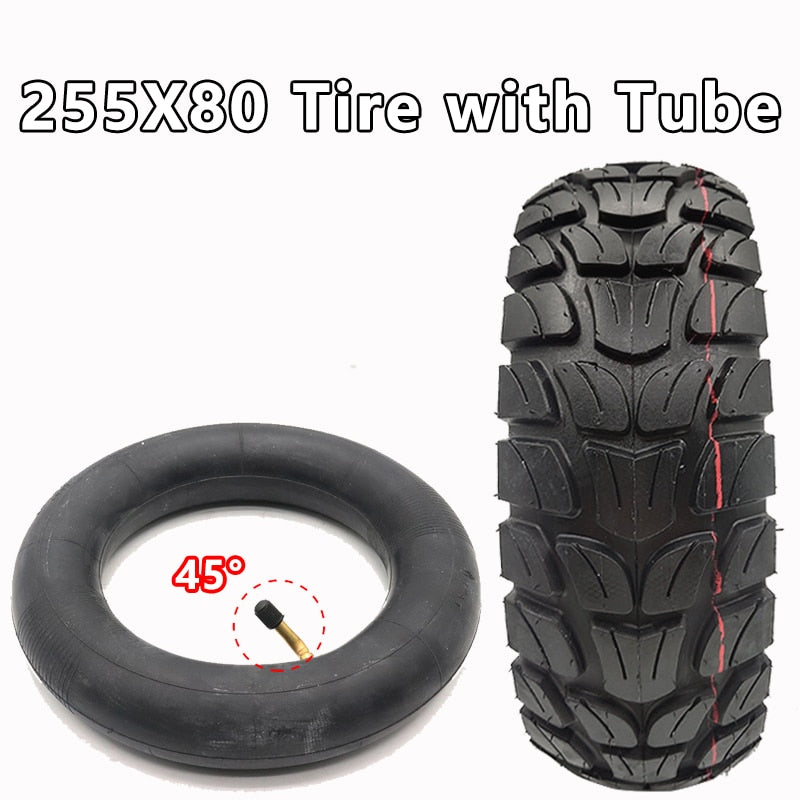 10 Inch Tires 10X3.0 80/65-6 255X80 for Kugoo M4 Dualtron VICTOR LUXURY EAGLE Speedway 4 Zero 10X Electric Scooters Minimotors - SPAIN / 255X80 with Tube 45