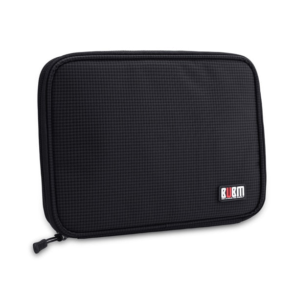 BUBM Universal Electronics Accessories Travel bag / Hard Drive Case / Cable organizer/ Protective Sleeve Pouch Case Bag for iPad - DIO-S - Black