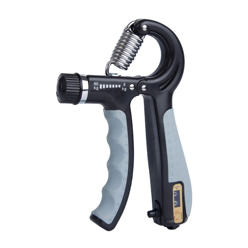 5-60KG Adjustable Heavy Hand Grips The Hand Trainer Training Apparatus Equipements Fitness Hand Workout Exercise Grip Portables - Gray-2 / China