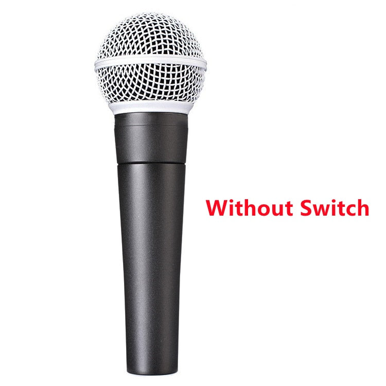 Legendary Wired Vocal Dynamic SM58 Microphone for SHURE High Quality Professional DJ Cardioid Mic Karaoke KTV Stage Show Church - China / no switch