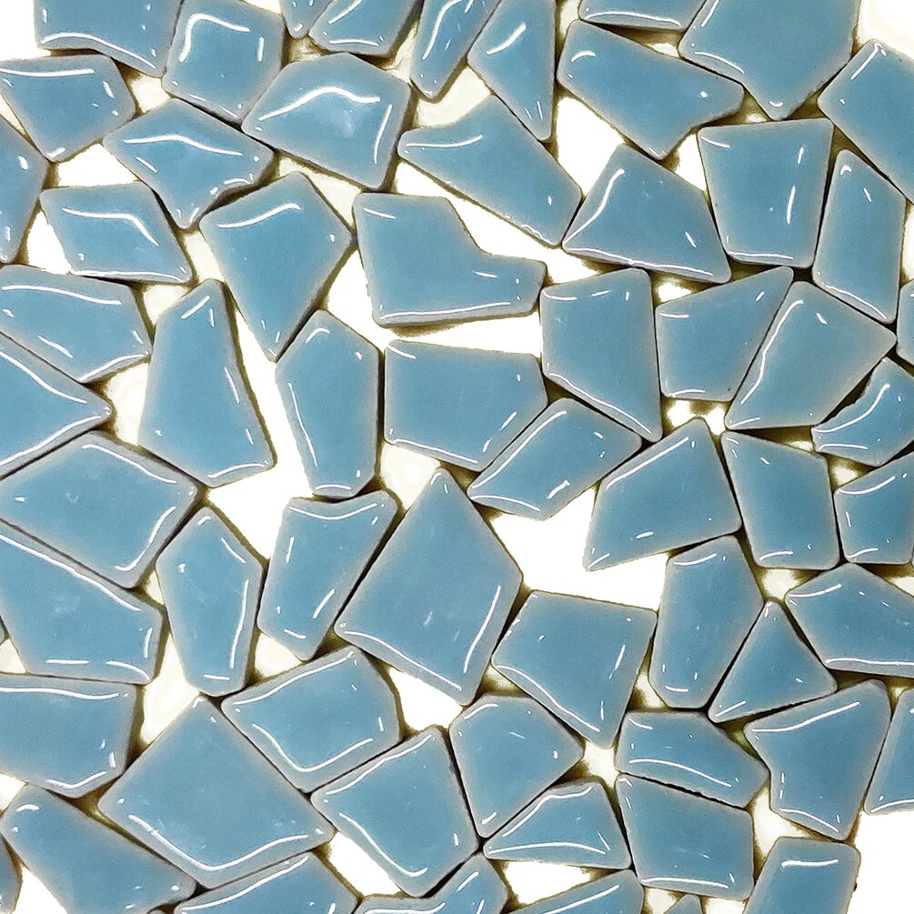 Ceramic Mosaic Tiles 100g Irregular Mosaic Making Materials DIY Hobby Wall Crafts Decorative Material Mosaic Pieces for Arts - 9