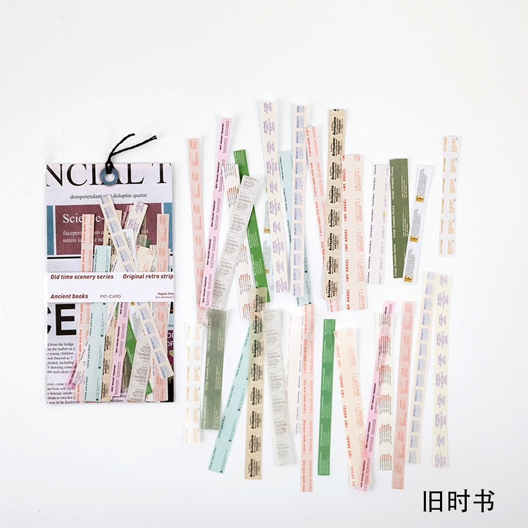 30 pcs/Bag Vintage Atlas ruler tickets animals washi paper sticker decoration stickers DIY diary scrapbooking label sticker - E