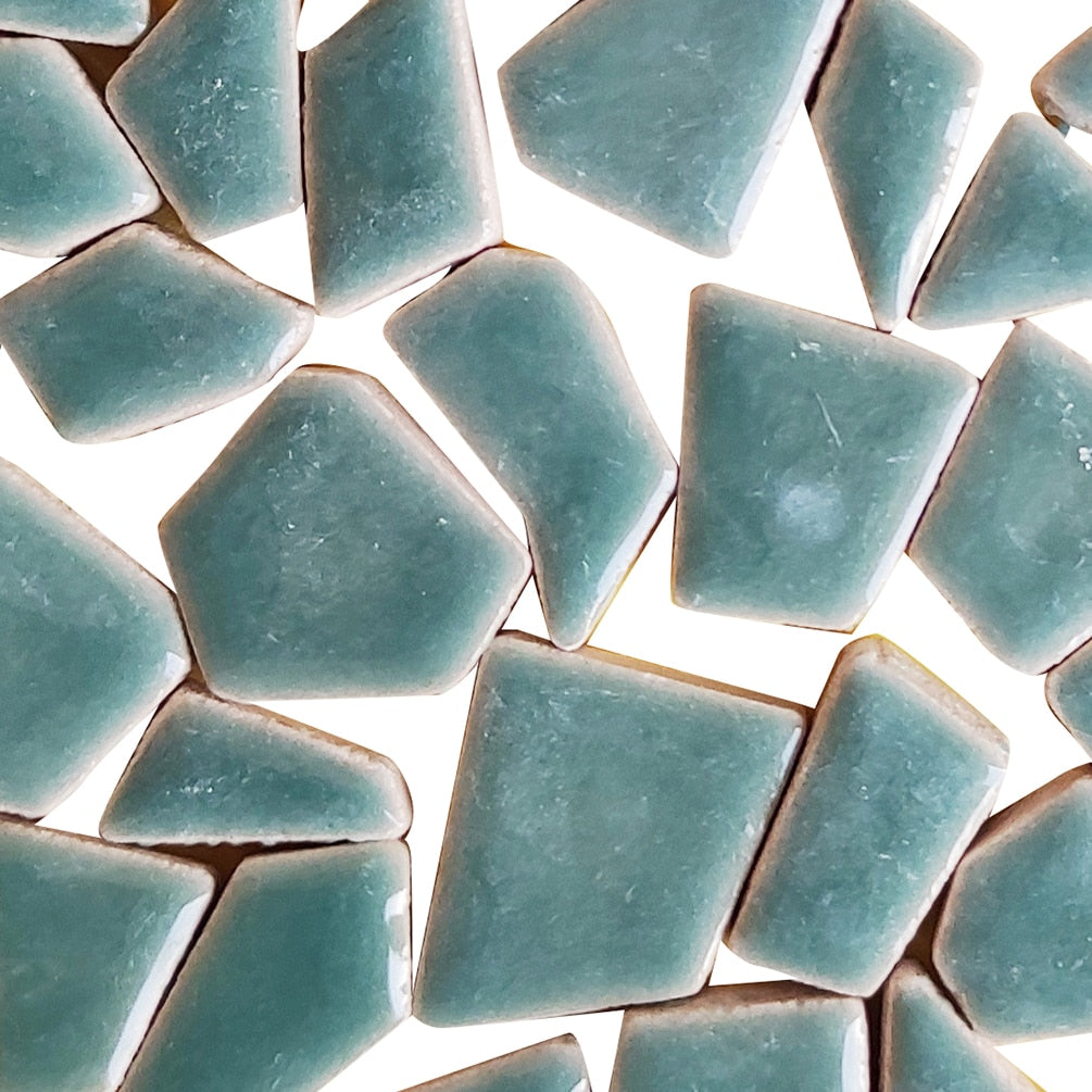 Ceramic Mosaic Tiles 100g Irregular Mosaic Making Materials DIY Hobby Wall Crafts Decorative Material Mosaic Pieces for Arts - 14