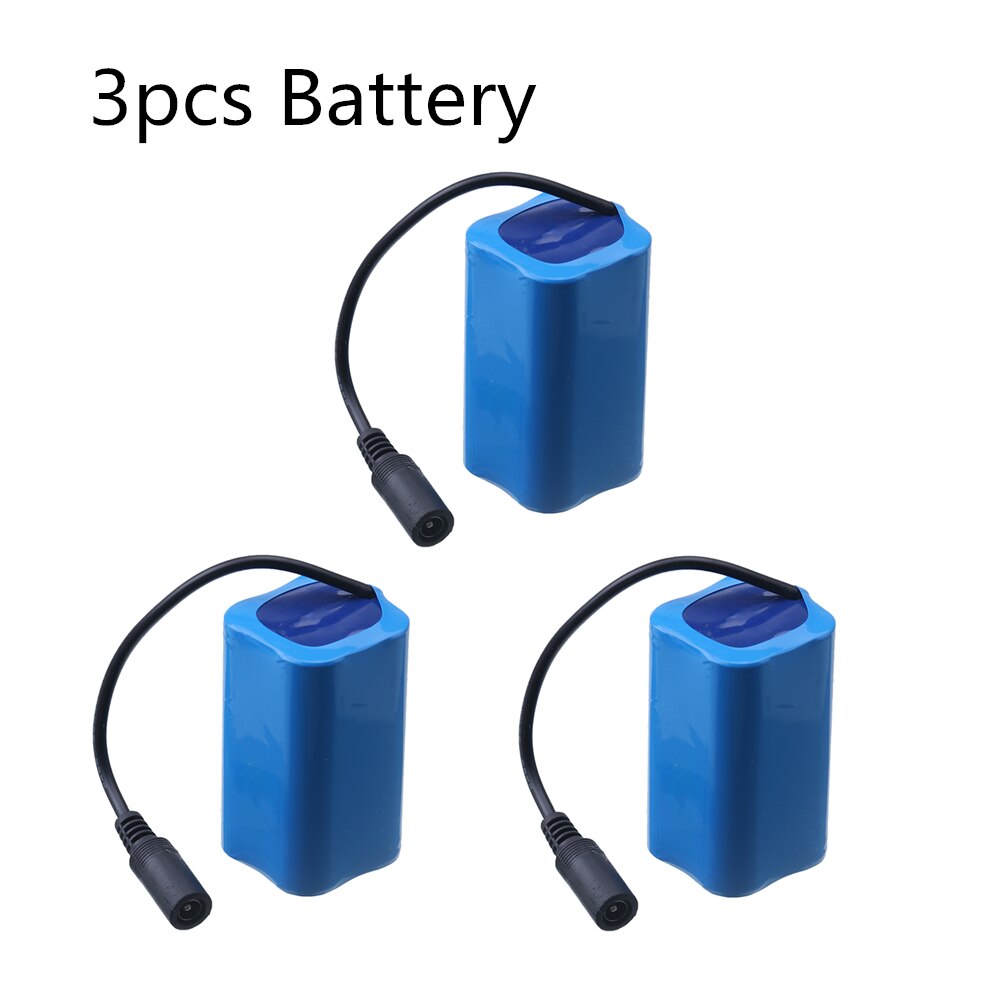 Limskey 1/2/3/4/5PCS T188 T888 2011-5 Remote Control RC Fish Finder Fishing Bait Boat Spare Parts 7.4V 6000mah battery - 3pcs 6000mah
