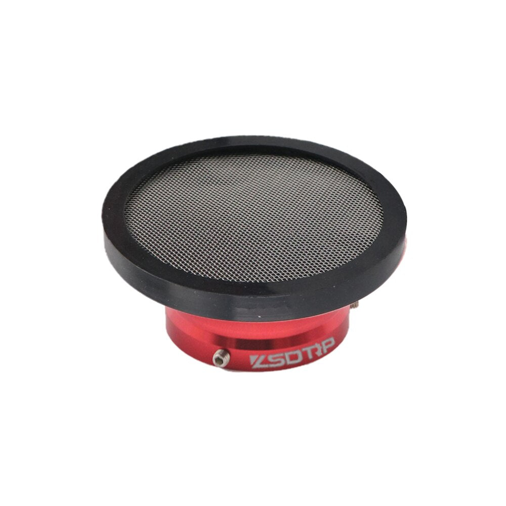 ZSDTRP Carburetor 50mm Motorcycle Air Filter Wind Horn Cup Alloy Trumpet with Guaze For Keihin PWK21/24/26/28/30mm PE 28/30mm - Rubber net red / China
