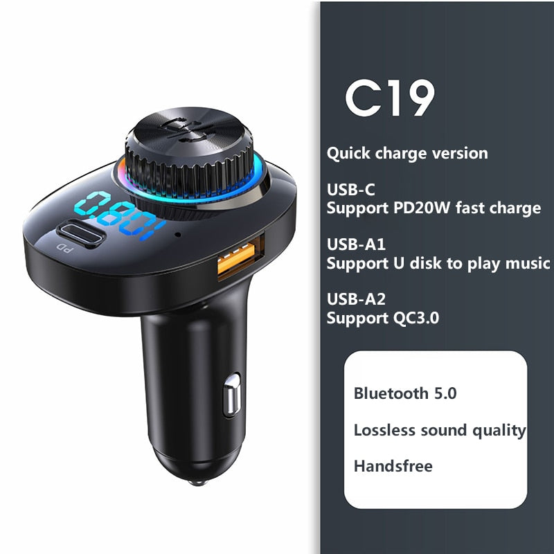 Bluetooth Ð°Ð´Ð°Ð¿Ñ‚ÐµÑ€ Ð±Ð»ÑŽÑ‚ÑƒÐ· Bluetooth Receiver Car  Accessories Car Intelligent System Electronics Car Accessories Music Adapter - C19