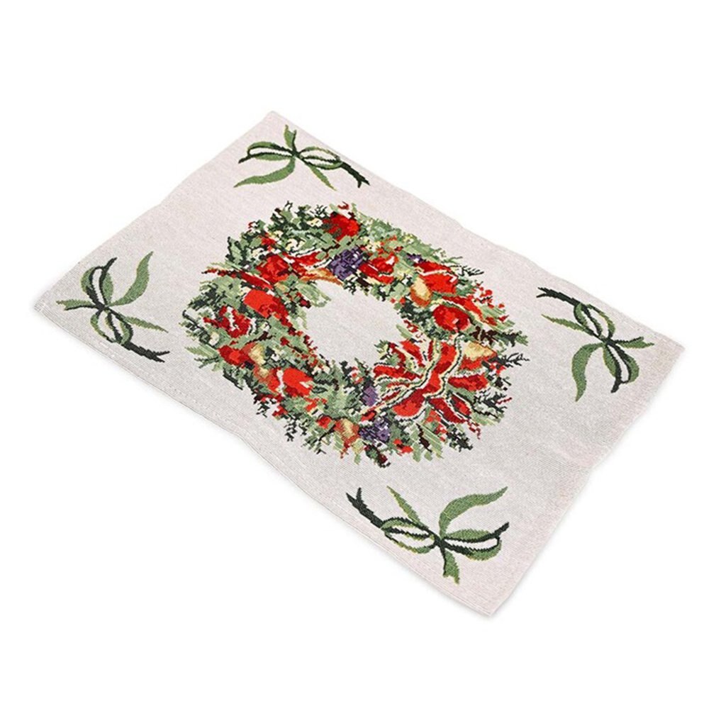 HOT Christmas Placemat Santa Claus Merry Decor Home Decor Ornaments Kitchen Chrismas Table Decoration Xmas Gift New Year 2022 - 03 / China