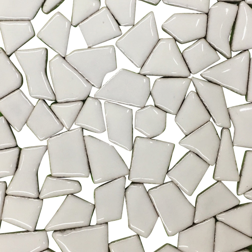 Ceramic Mosaic Tiles 100g Irregular Mosaic Making Materials DIY Hobby Wall Crafts Decorative Material Mosaic Pieces for Arts - 1