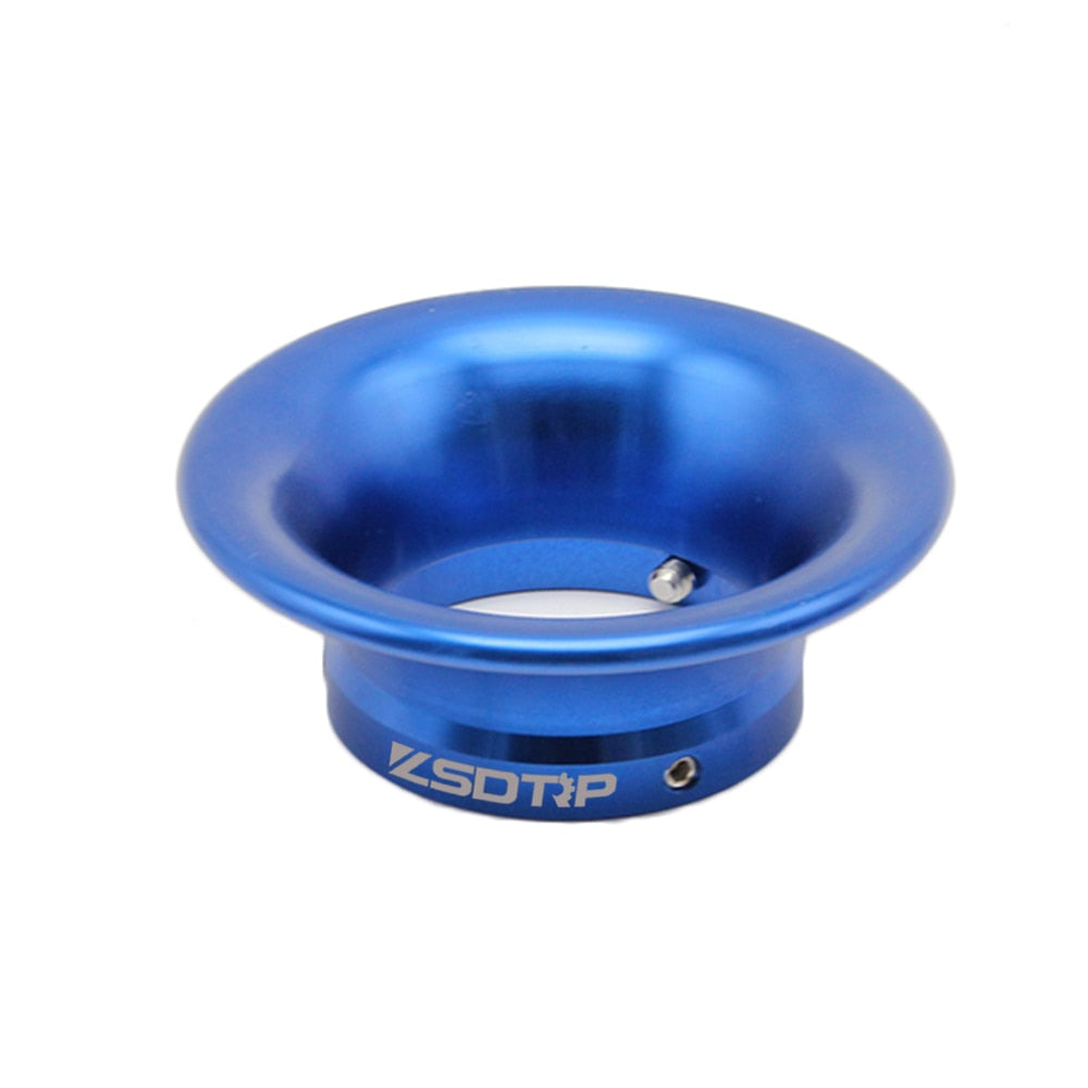 ZSDTRP Carburetor 50mm Motorcycle Air Filter Wind Horn Cup Alloy Trumpet with Guaze For Keihin PWK21/24/26/28/30mm PE 28/30mm - Without net blue / China