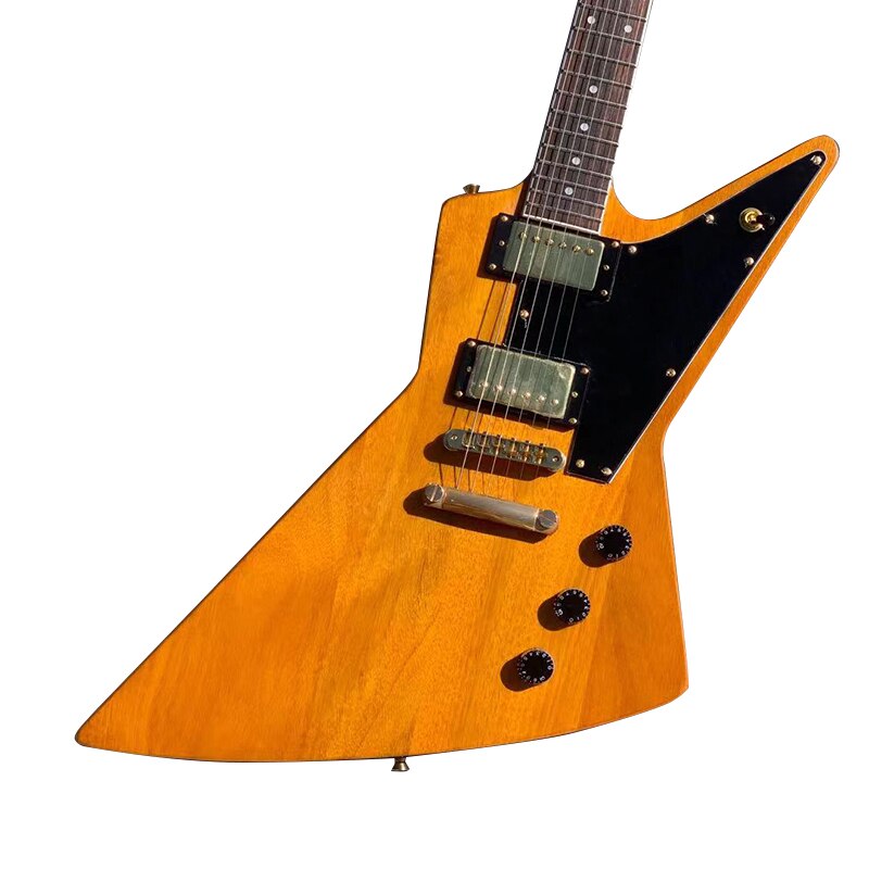 This is a Retro Color Electric Guitar, High-quality wood, excellent timbre, free delivery. - Guitar 1 / 41 inches
