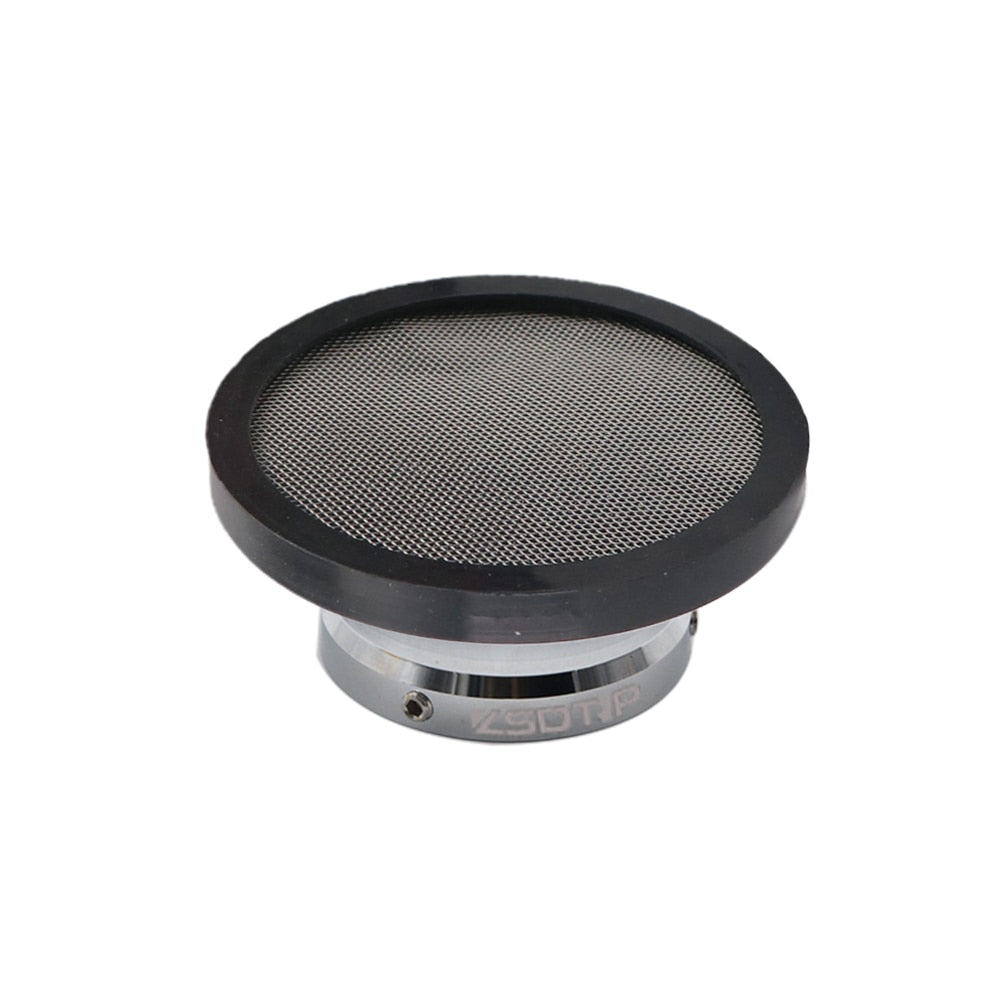 ZSDTRP Carburetor 50mm Motorcycle Air Filter Wind Horn Cup Alloy Trumpet with Guaze For Keihin PWK21/24/26/28/30mm PE 28/30mm - Rubber mesh silver / China