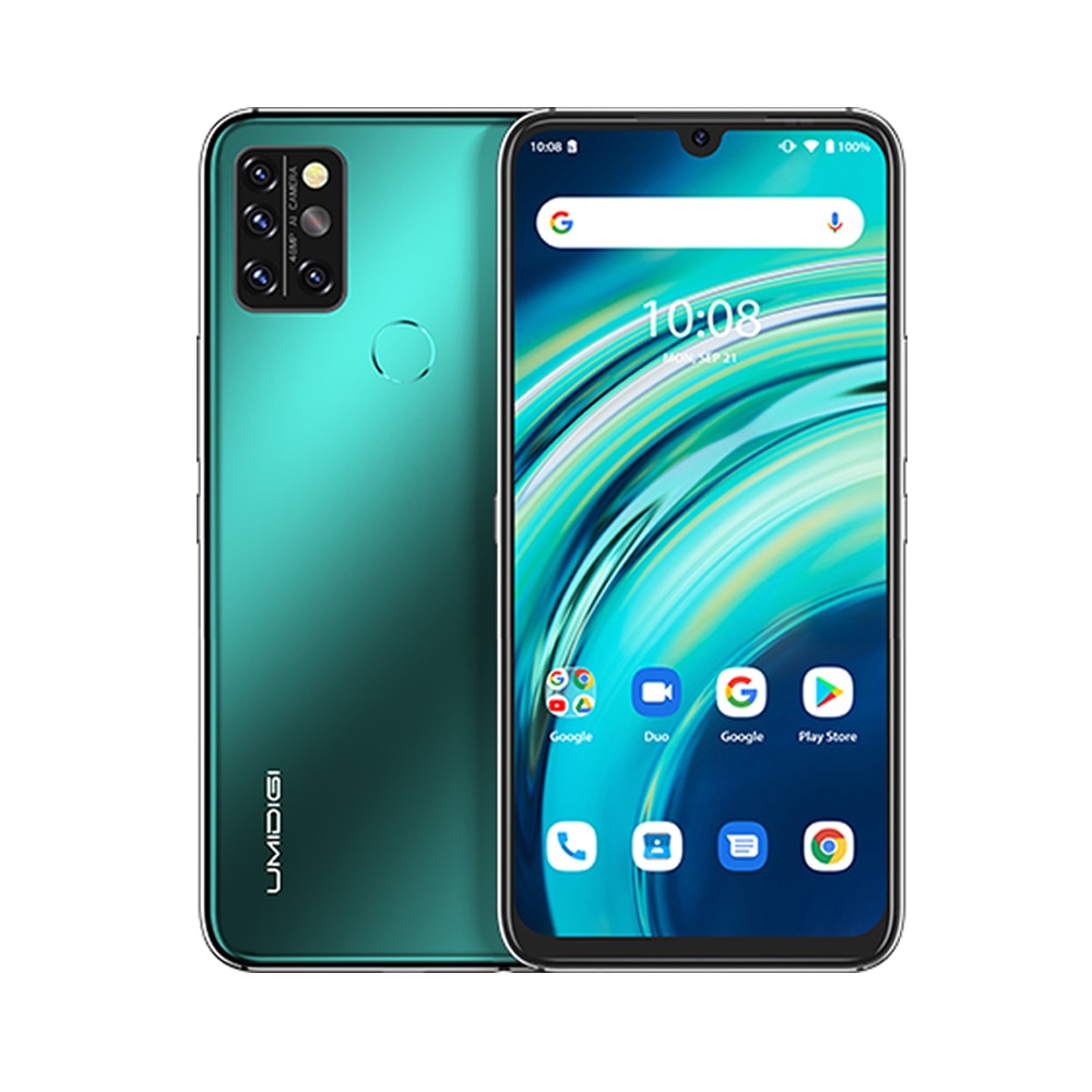 UMIDIGI A9 Pro 6GB 128GB SmartPhone Global Version Unlocked 48MP Quad Camera 24MP Selfie Helio P60 6.3" FHD+ Smart Phone celular - Forest Green / Australia / 6GB 128GB