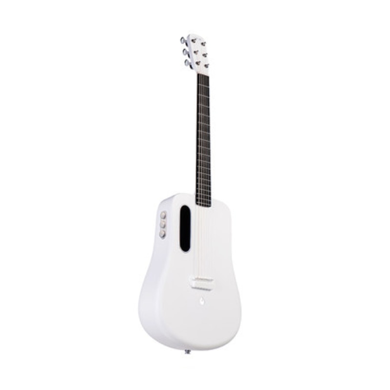 LAVA ME 2 FreeBoost Guitar Carbon Fiber Guitar Acoustic Electric Instrument 36 Inches Travel LAVA MUSIC With Bag/Pick/USB Cable - FreeBoost White / 36 inches / China