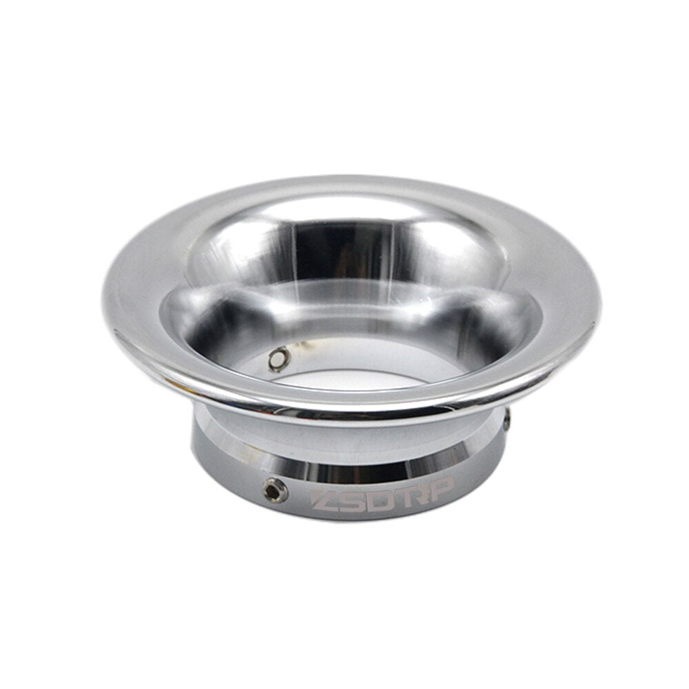 ZSDTRP Carburetor 50mm Motorcycle Air Filter Wind Horn Cup Alloy Trumpet with Guaze For Keihin PWK21/24/26/28/30mm PE 28/30mm - Without net silver / China