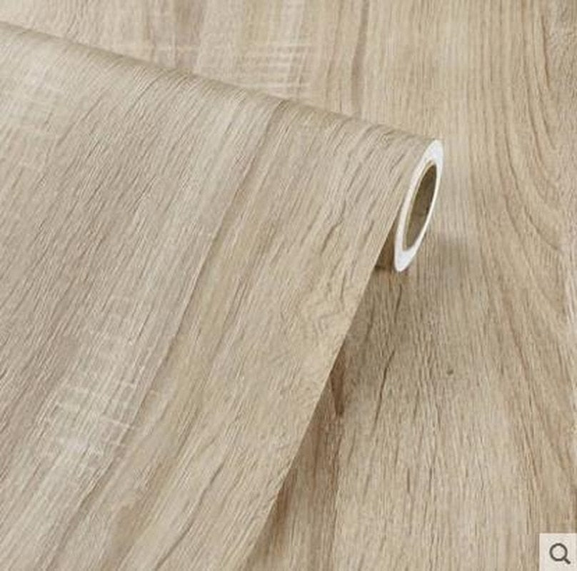 PVC Wood Grain Stickers Wardrobe Cabinet Table Furniture Renovation Wallpaper Self Adhesive Waterproof Wall Papers Home Decor - Park wood wallpaper / China / 40 x 200cm