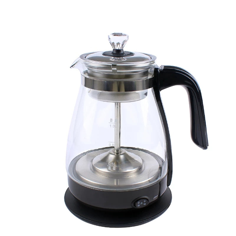 Teapots Electric Kettle Coffee Maker Tea Maker Glass Teapot  Steam Thermopot 1L Health Pot Kitchen Appliances - A