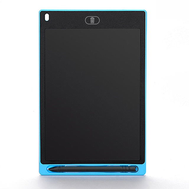 KaKBeir Writing Tablet Drawing Board Children&#39;s Graffiti Sketchpad Toys 8.5inch Lcd Handwriting Blackboard magic drawing board - blue