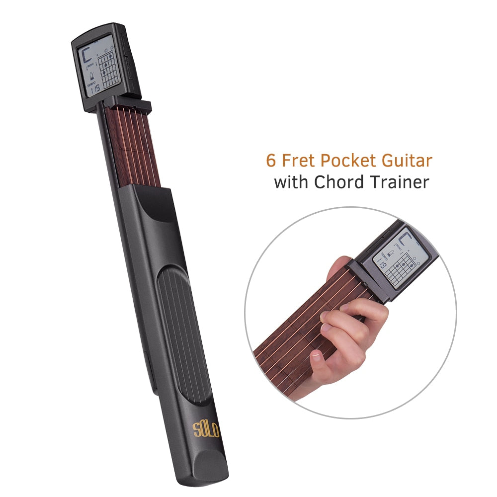 Portable Chord Trainer Pocket Guitar Practice Tools LCD Musical Instrument Practice Chords Tools For Guitar Accessories Parts - Type 1 / Czech Republic