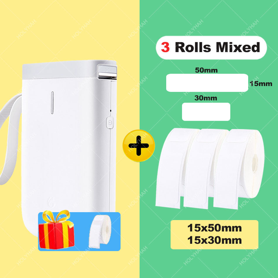 Niimbot D11 Wireless Label Printer Portable Pocket Label Printer Bluetooth Thermal Label Maker Fast Printing Home Use Office - D11 3 Label Mix / China