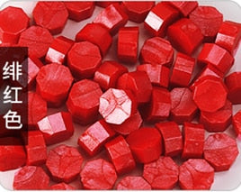 100 pcs of retro octagonal wax seal stamps scrapbook material wax seal seal retro craft decoration birthday wedding stamp hobby - 14