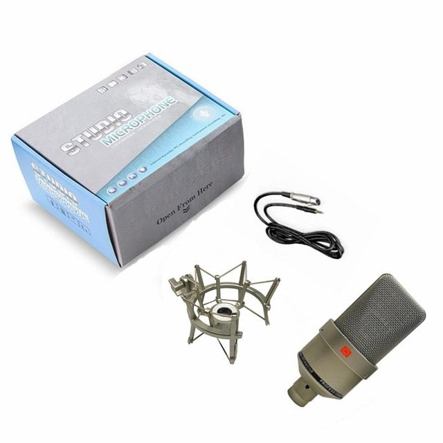 Professional Condenser Microphone Studio For PC Laptop Computer Mic Karaoke Singing Streaming USB Wired Mikrofon Mike Microphn - China / 26mm