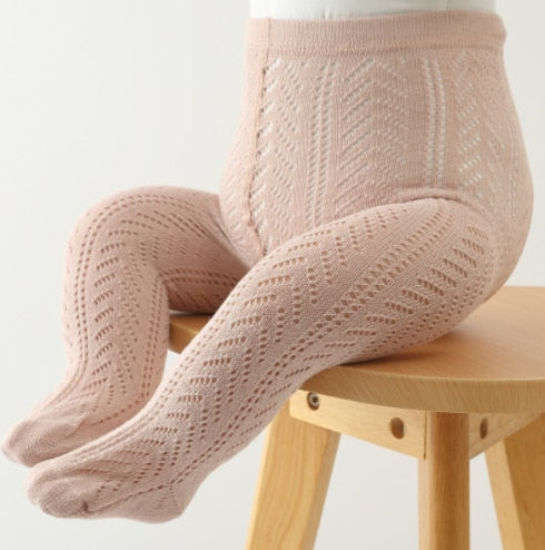 0 to 5 Years Baby Tights Spring Summer Solid Color Soft Knitted Warm Newborn Toddler Tight Boy Girl Pantyhose Kids Girls Clothes - 07 / S(0-1 years)