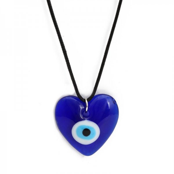 Vintage Turkish Evil Eye Pendant Choker Necklace Lucky Blue Evil Eyes Clavicle Chain Necklace Party Jewelry For Women Girls Gift - Style 11