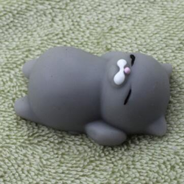 Squishy Toy Cute Animal Antistress Ball Squeeze Mochi Rising Toys Abreact Soft Sticky Squishi Stress Relief Toys Funny Gift - 8 Black Cats