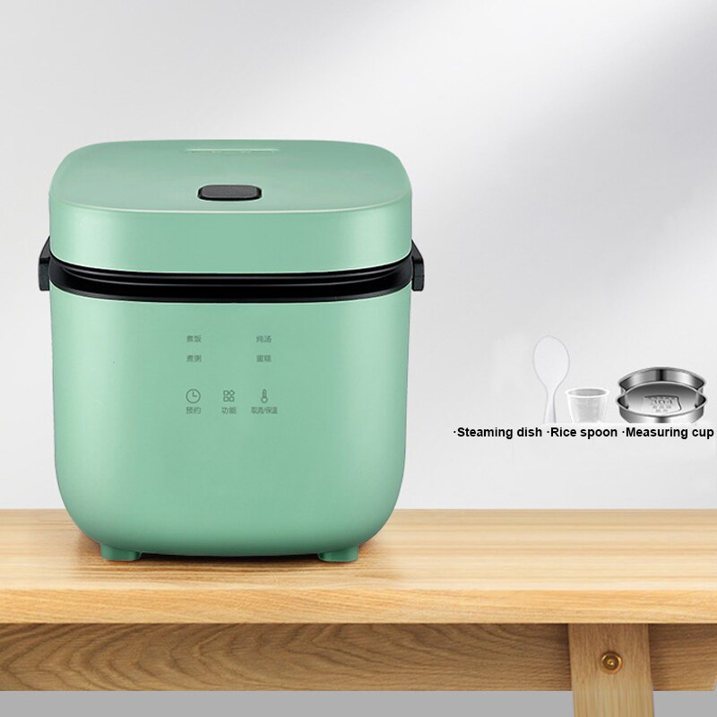Newest  Electric Rice Cooker Available By Appointment Kitchen Cooking Appliance 1.2L Multifunction 1-2 People Home Rice Cooker - intelligent 1Green / China / 220V