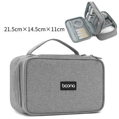 Digital Storage Bags Electronics Cable Organizer Cord Usb Wires Portable Charger Power Bank Accessories for Nintendo Switch - Gray Bag B3 / China
