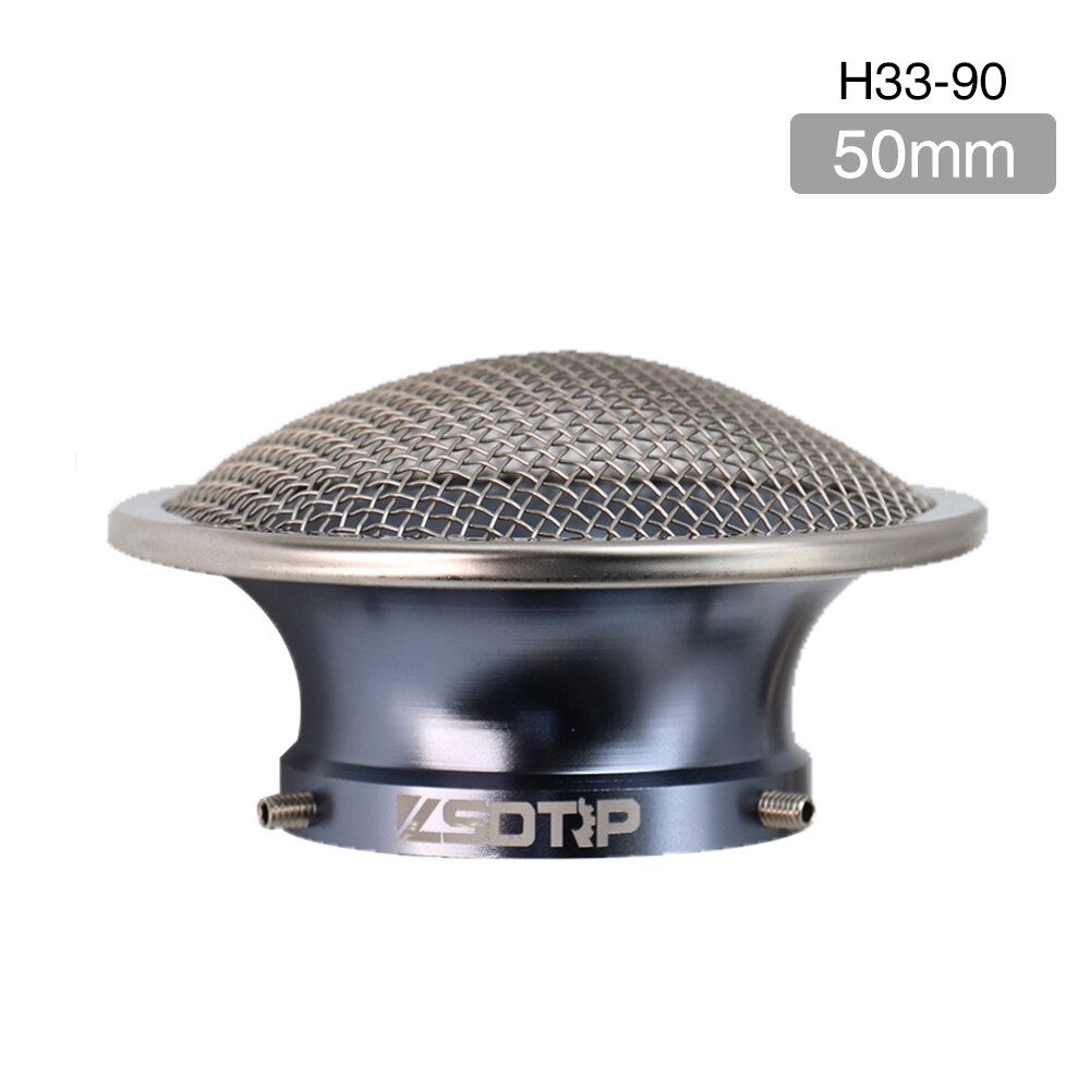 ZSDTRP Carburetor 50mm Motorcycle Air Filter Wind Horn Cup Alloy Trumpet with Guaze For Keihin PWK21/24/26/28/30mm PE 28/30mm - titanium / China