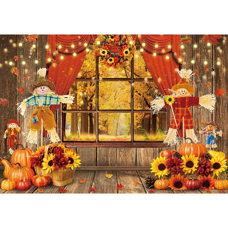 Allenjoy sunflower Photography Backdrop Newborn Child fence Smash cake Baby Shower summer background Photo studio photobooth - YM3K-A4302 / Econ Vinyl 120x180CM