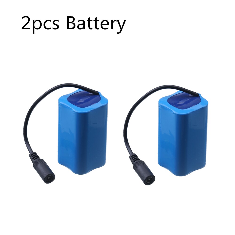 Limskey 1/2/3/4/5PCS T188 T888 2011-5 Remote Control RC Fish Finder Fishing Bait Boat Spare Parts 7.4V 6000mah battery - 2pcs 6000mah