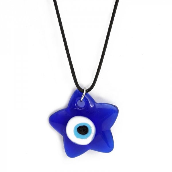 Vintage Turkish Evil Eye Pendant Choker Necklace Lucky Blue Evil Eyes Clavicle Chain Necklace Party Jewelry For Women Girls Gift - Style 12