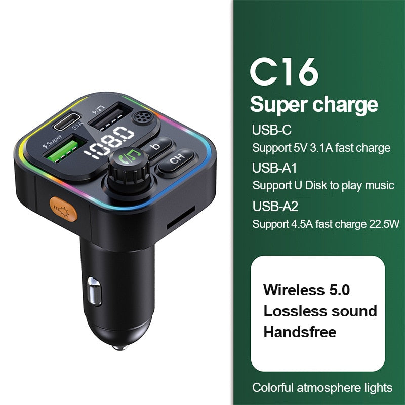 Bluetooth Ð°Ð´Ð°Ð¿Ñ‚ÐµÑ€ Ð±Ð»ÑŽÑ‚ÑƒÐ· Bluetooth Receiver Car  Accessories Car Intelligent System Electronics Car Accessories Music Adapter - C16